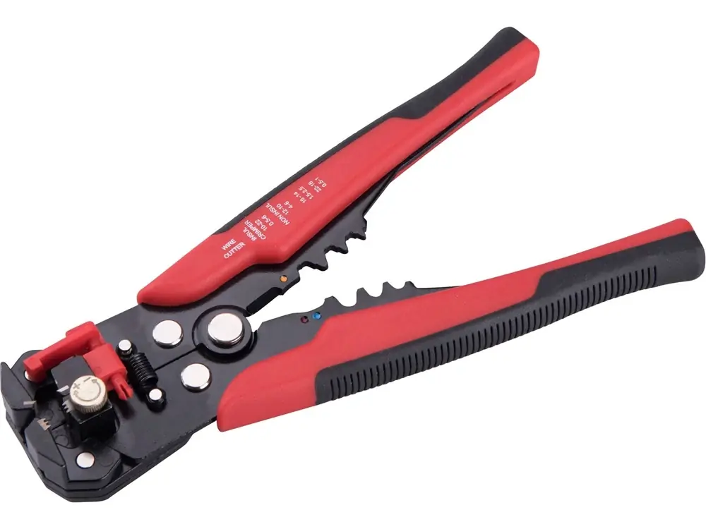 Extol vezeték csupaszító és krimpelő fogó, automata: 0,2-6mm2, 205mm Pénzvisszafizetés